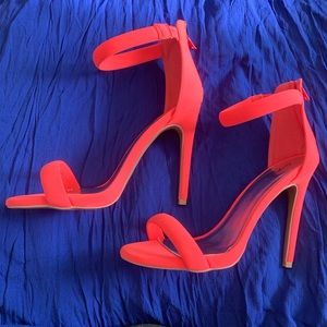 Summer Neon Stiletto Sandals Women size 8